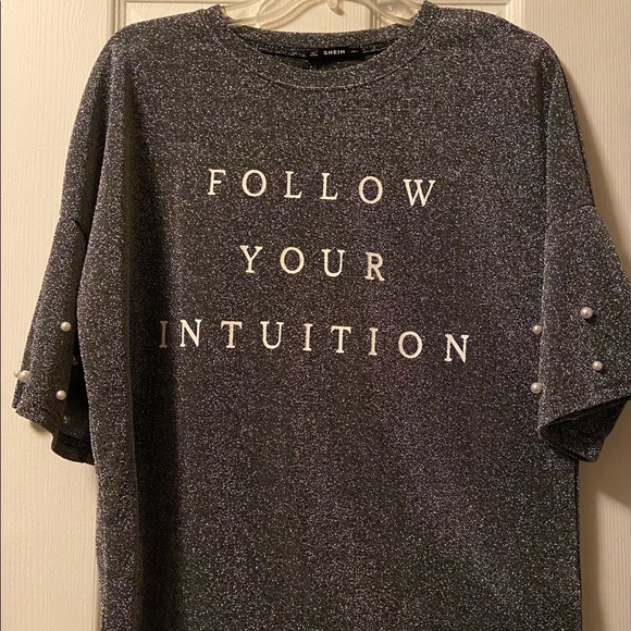 Sparkling statement shirt with pearl details - Picture 1 of 3